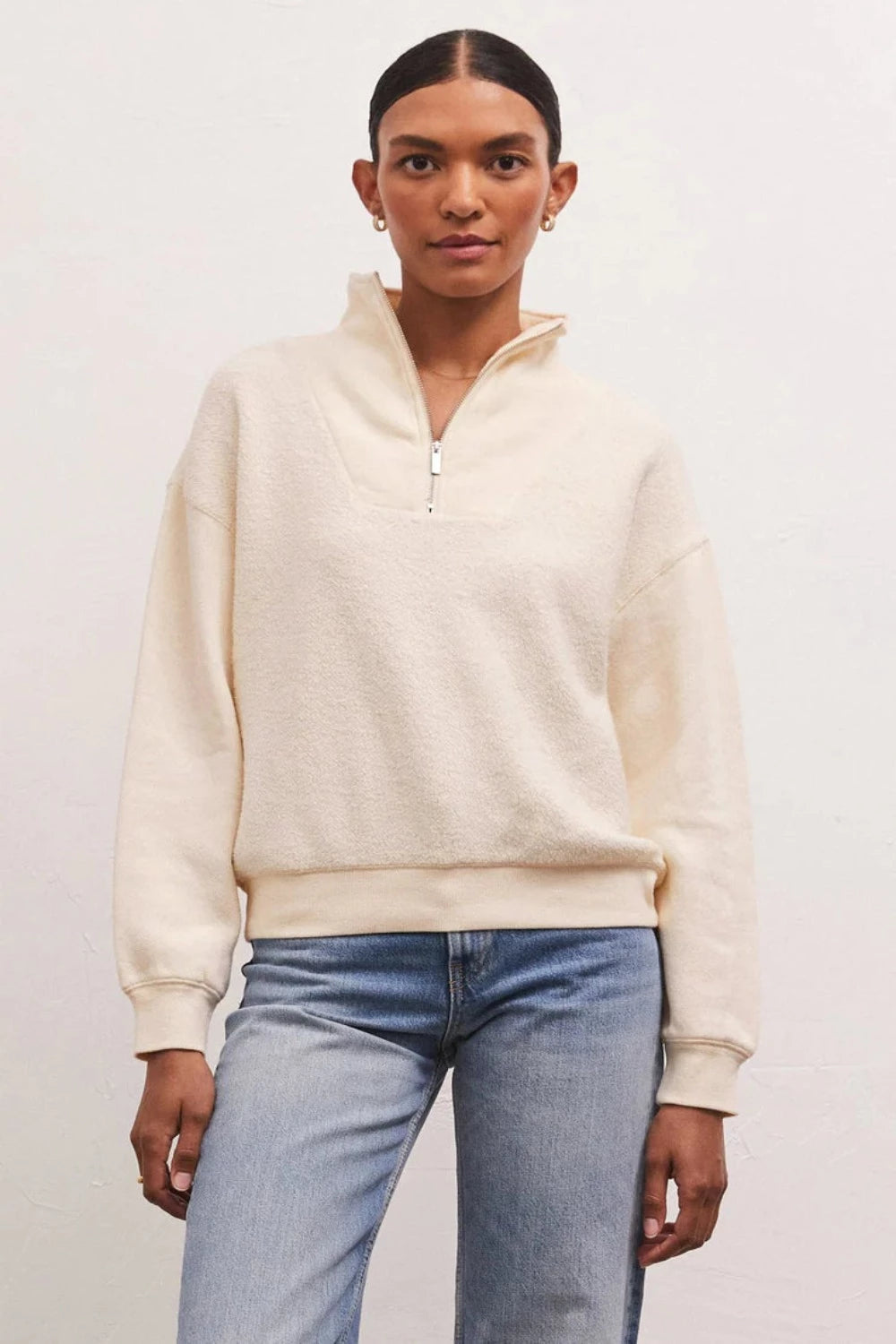 Sequoia Fleece Sweatshirt in Sandstone