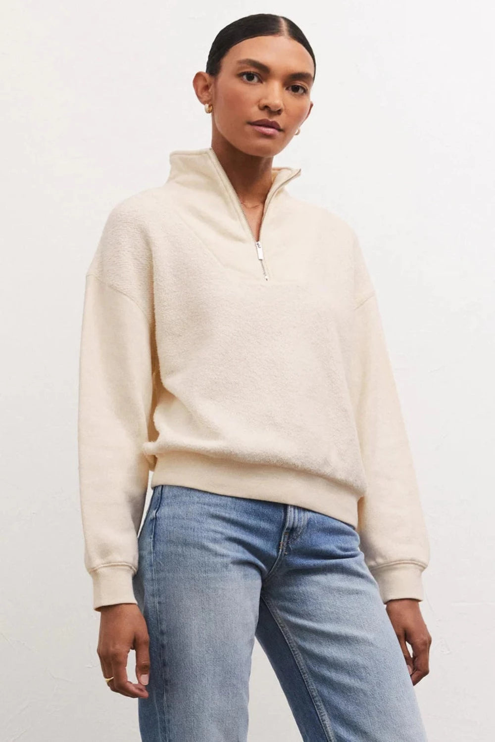 Sequoia Fleece Sweatshirt in Sandstone