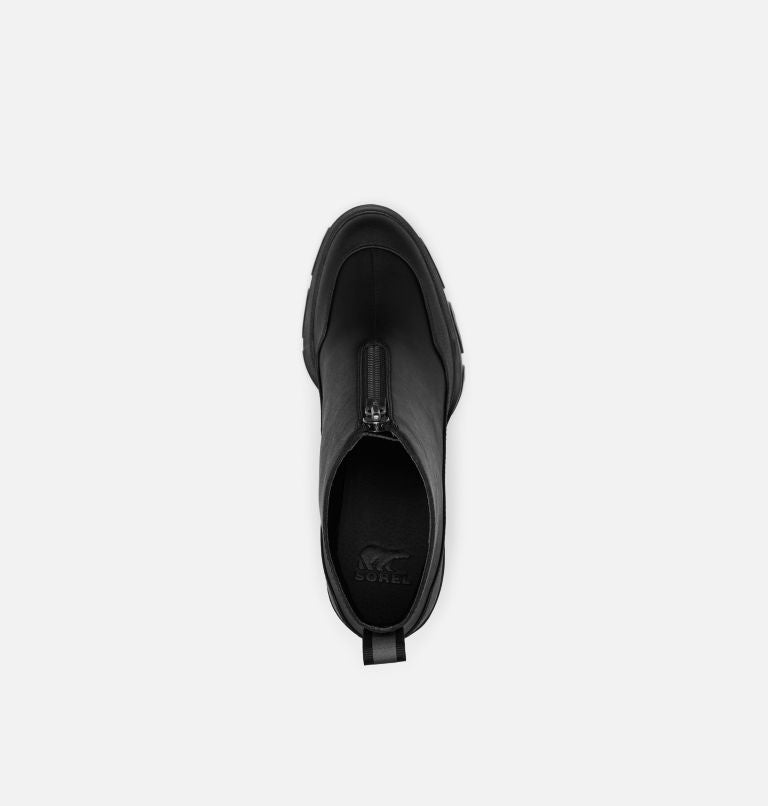 Brex Heel Zip in Black