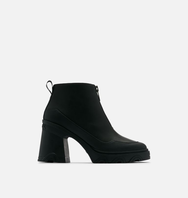 Brex Heel Zip in Black