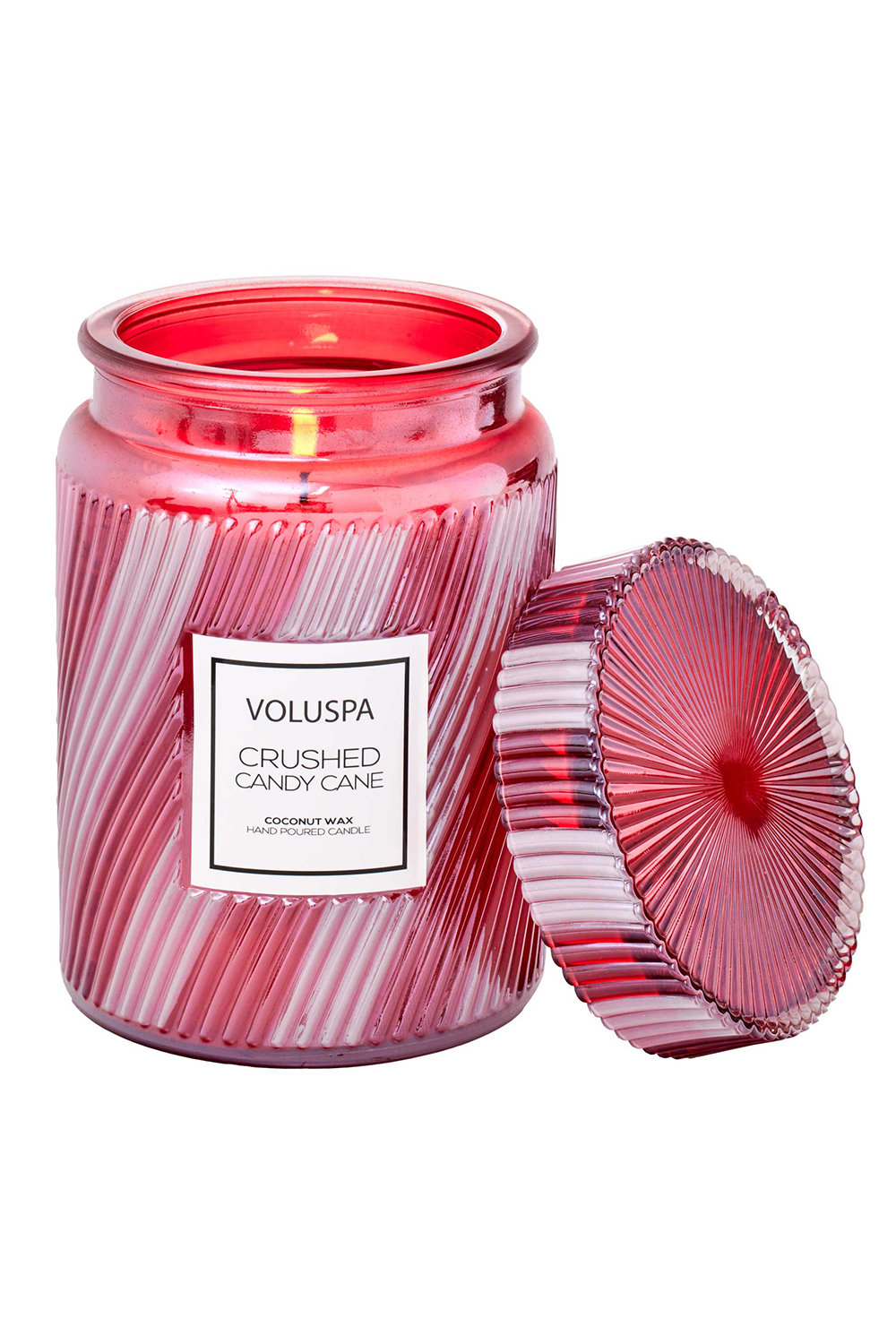 6oz Crushed Candy Cane Candle
