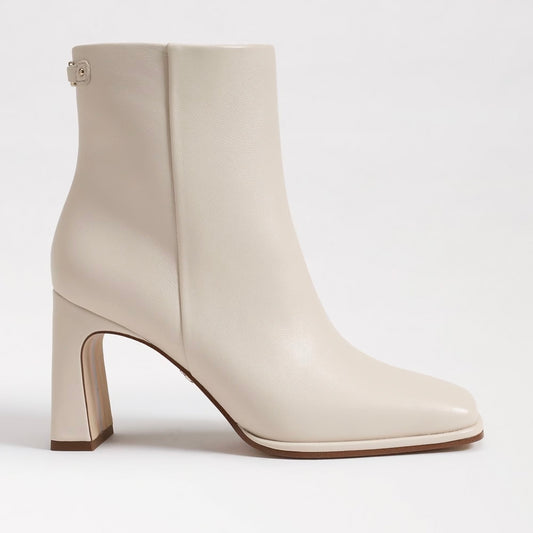 Irie Square Toed Ankle Bootie - Ivory