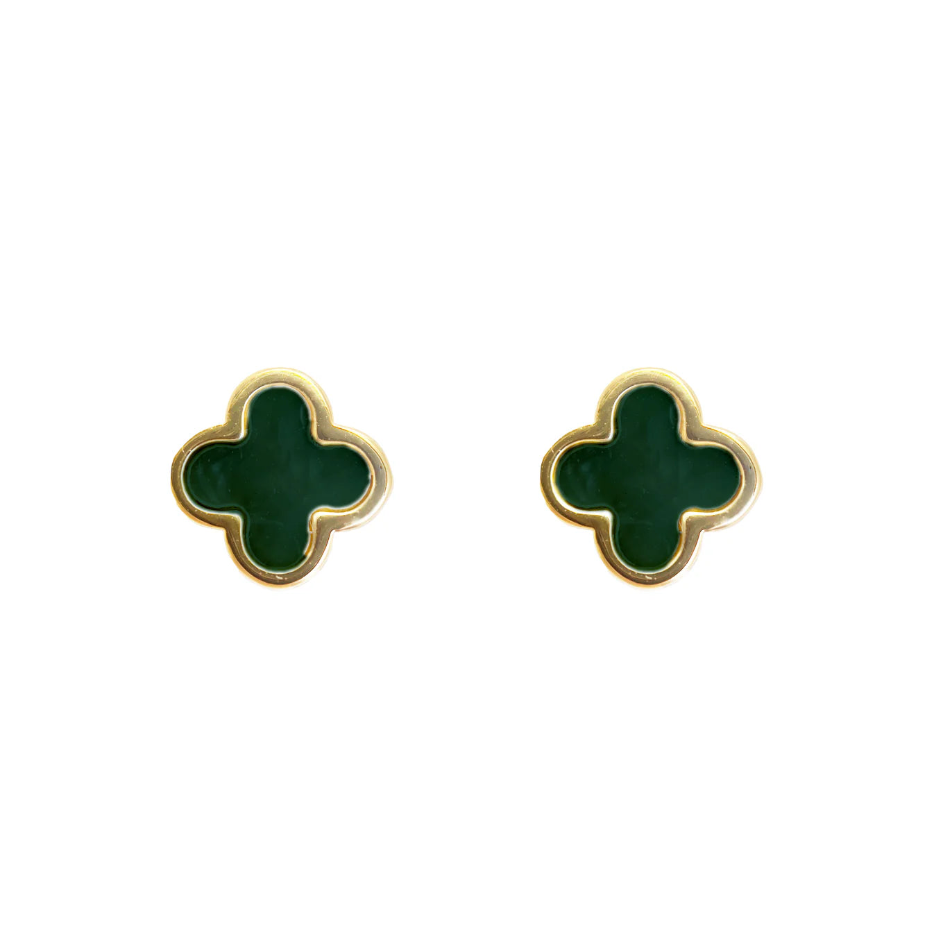Alahambra Stud Earring Green