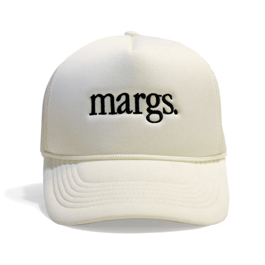 Margs Trucker Hat in Bone