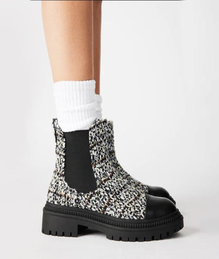 Mayslie Boot Black Tweed