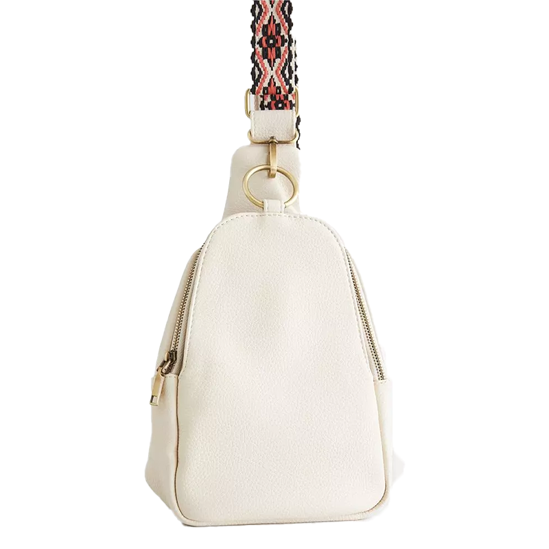 Moda Luxe Regina Belt Bag in Cream