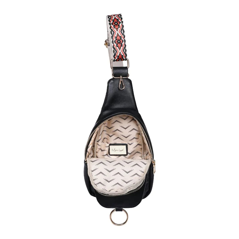 Moda Luxe Regina Belt Bag in Black