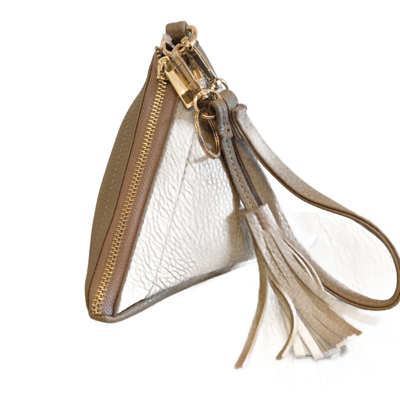 Triangle Mini Bag in Khaki
