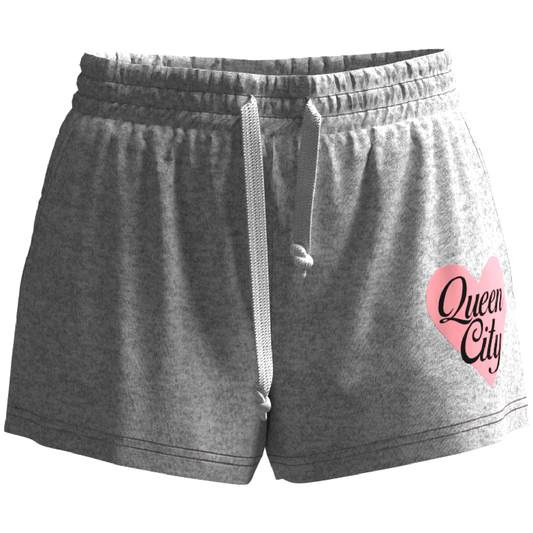 Queen City Heart Short in Grey