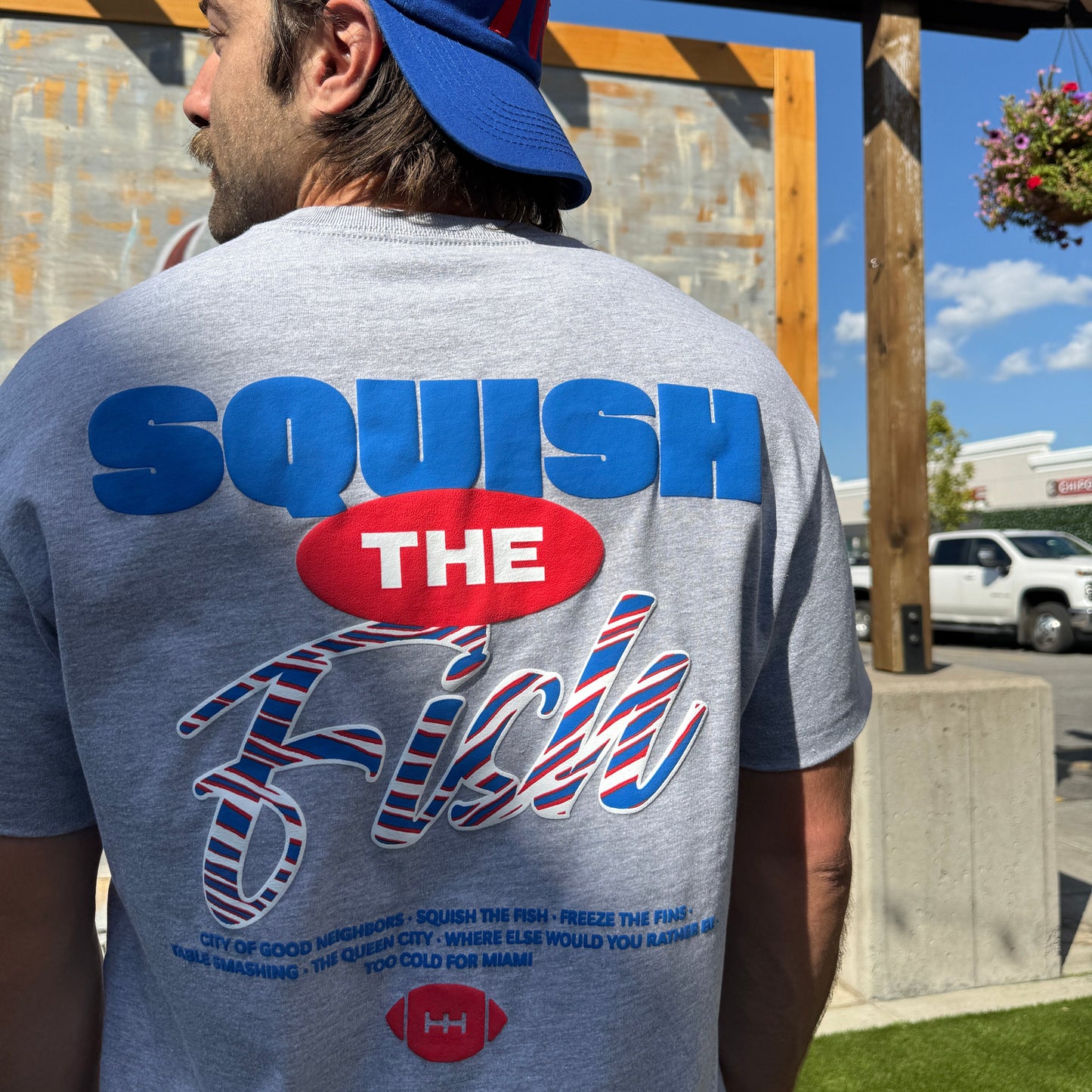 Squish The Fish Legacy Puff Print Tee