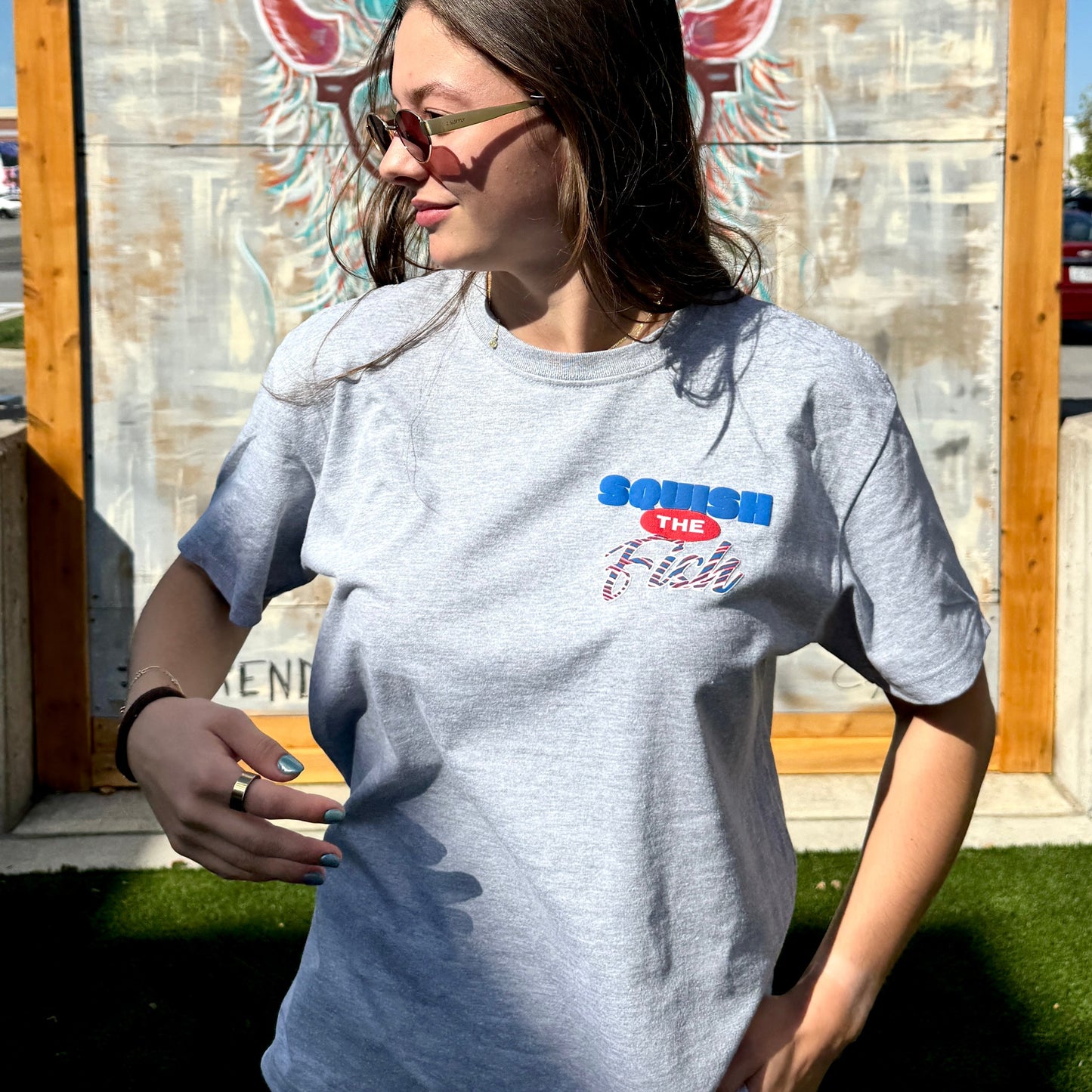 Squish The Fish Legacy Puff Print Tee