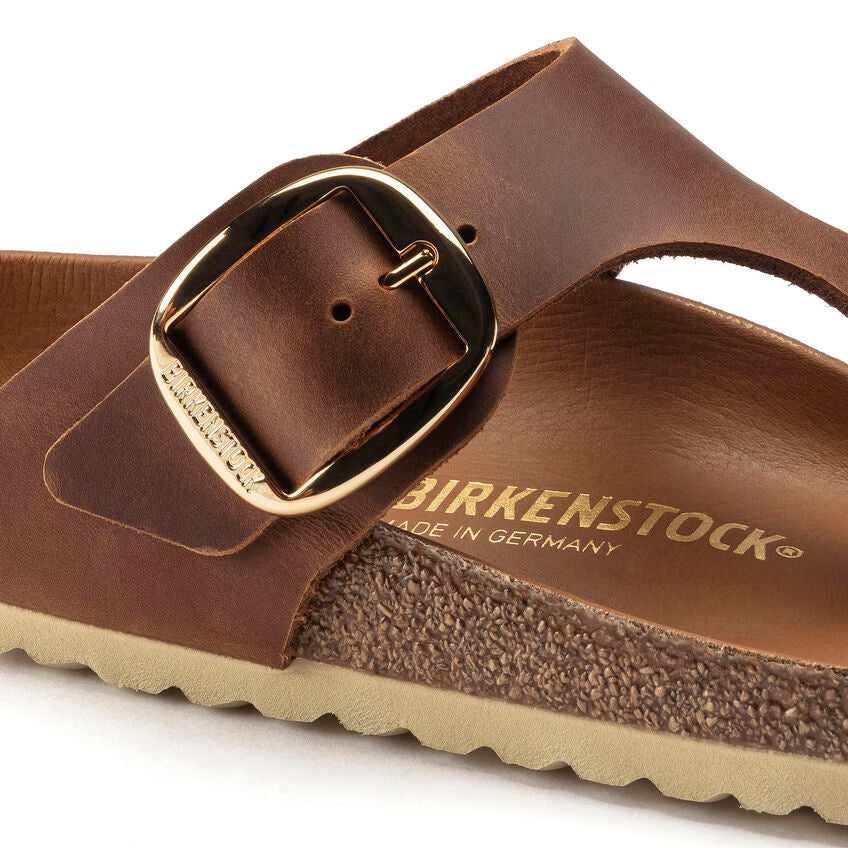 Gizeh Big Buckle in Cognac