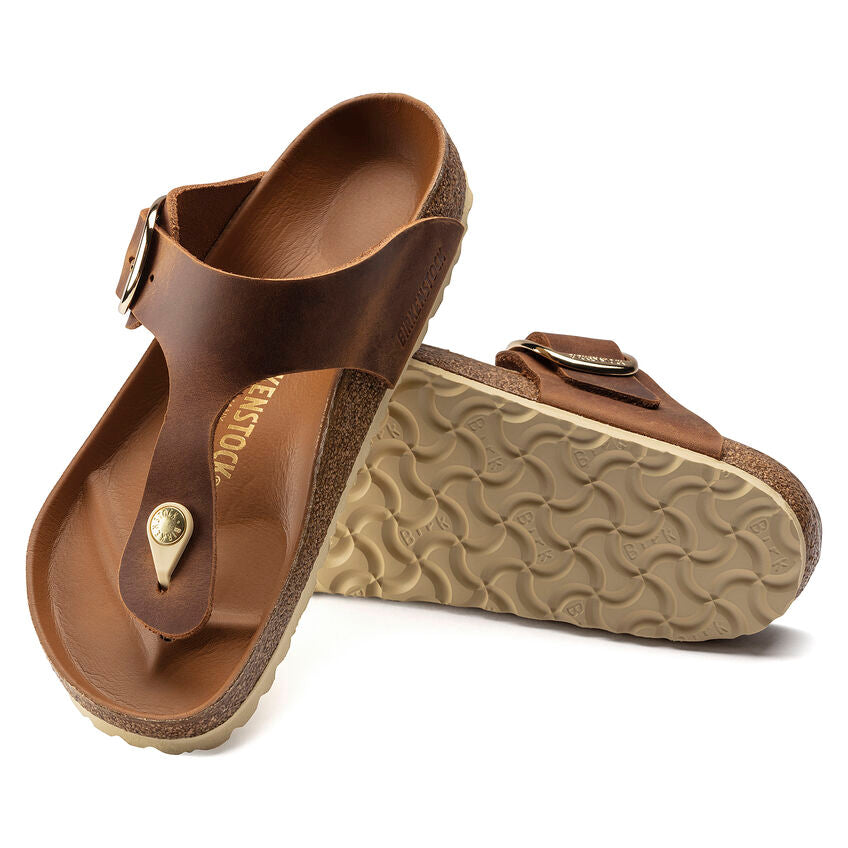 Gizeh Big Buckle in Cognac