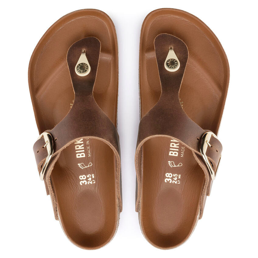 Gizeh Big Buckle in Cognac