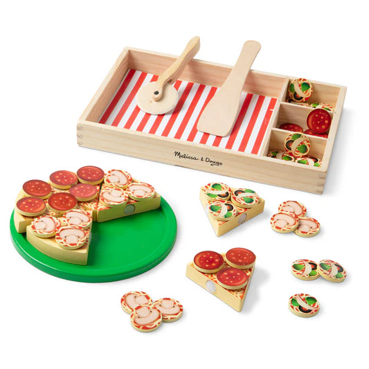 Wooden Pizza Party Set
