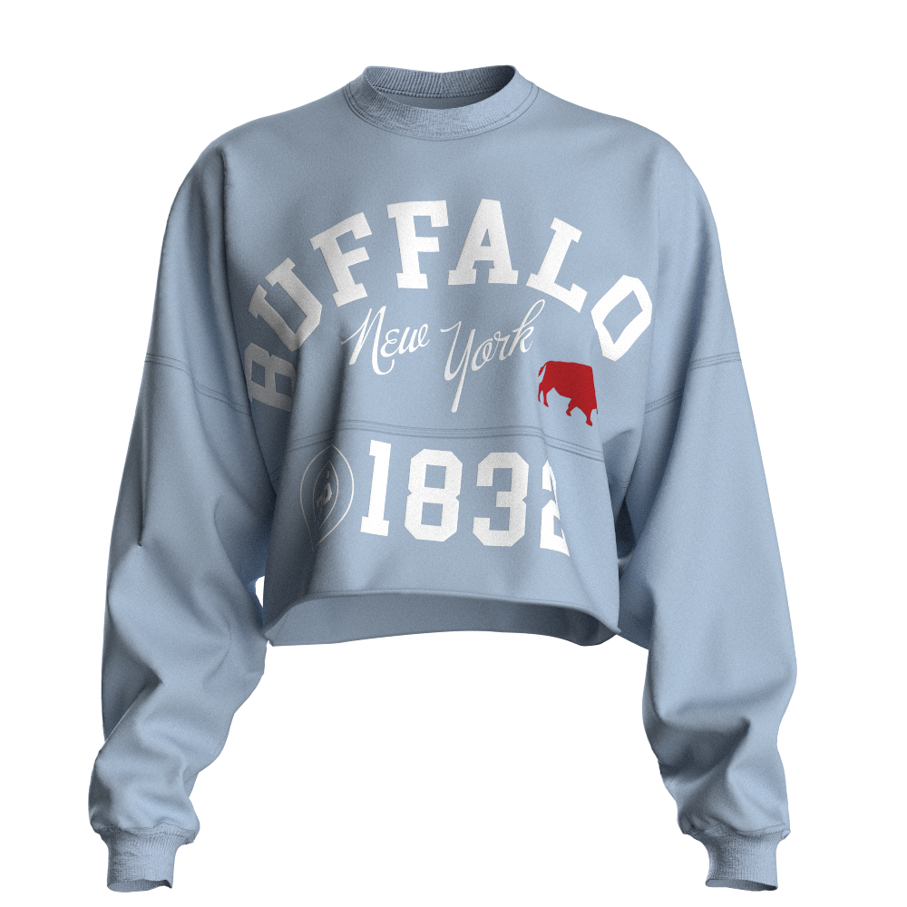 Long Sleeve Crop Bflo Ny 1832
