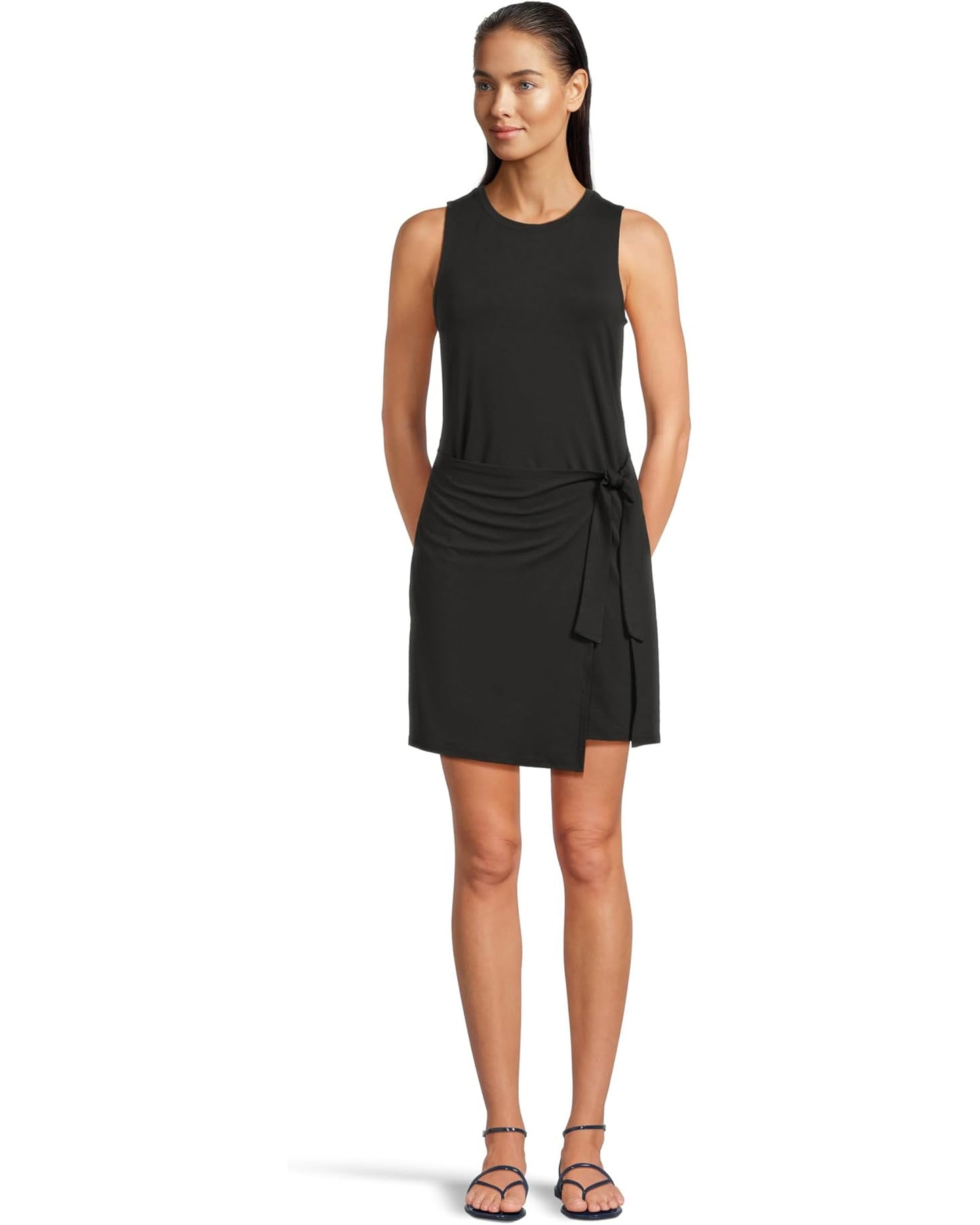 Meet Up Mini Dress in Black