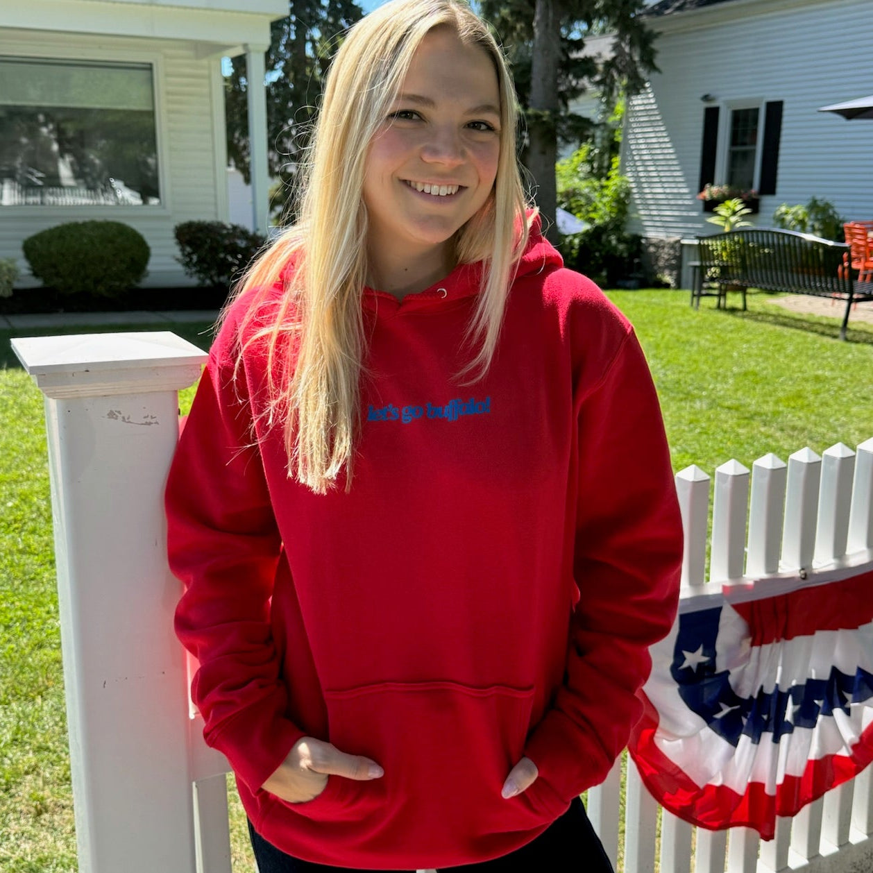 Return To Stadium Red Hoodie