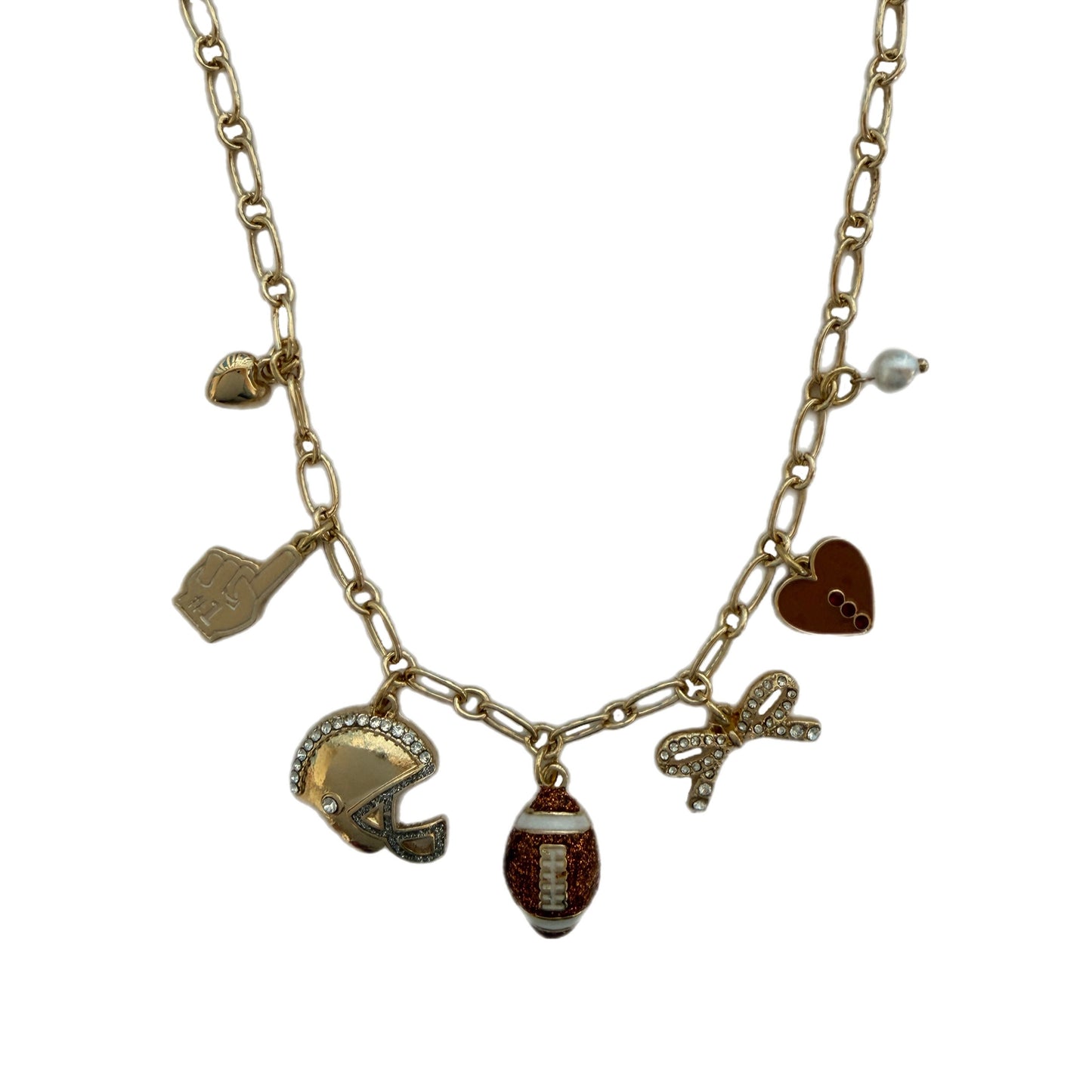 Football Charm Necklace