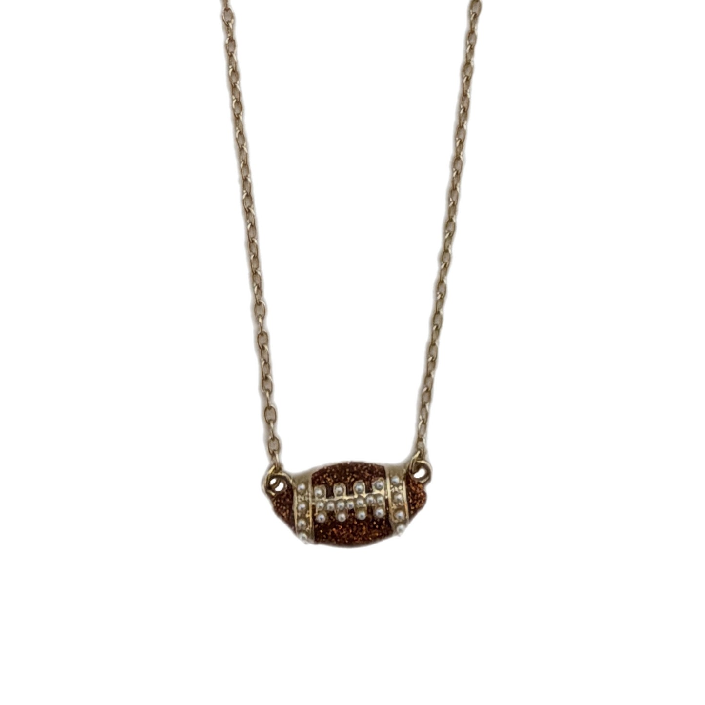 Football Pendant Necklace