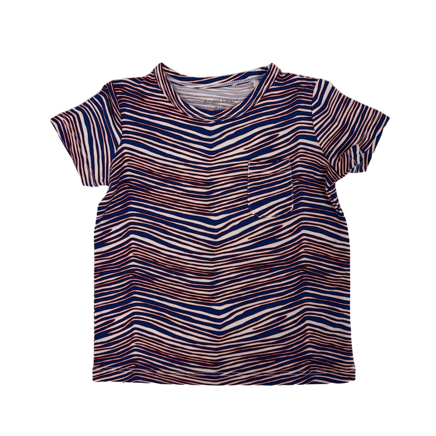 RWB Zebra Ss Crew Neck Tee + Pocket