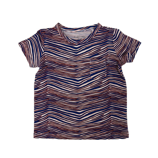 RWB Zebra Ss Crew Neck Tee + Pocket