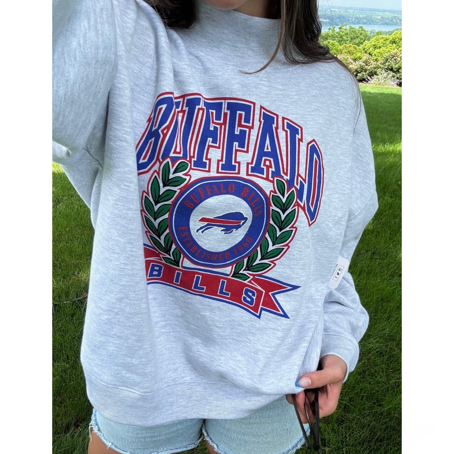 Bills Crest Mockneck