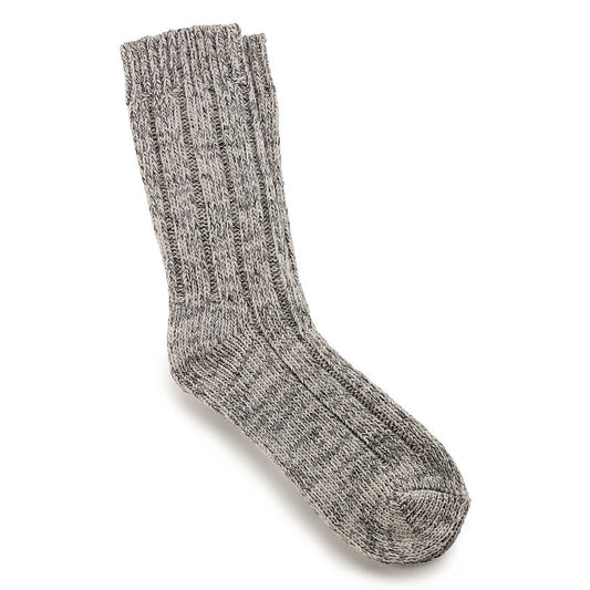 Cotton Twist Sock in Grey