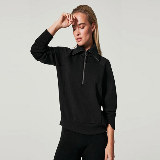 Air Essentials Half Zip Very Black