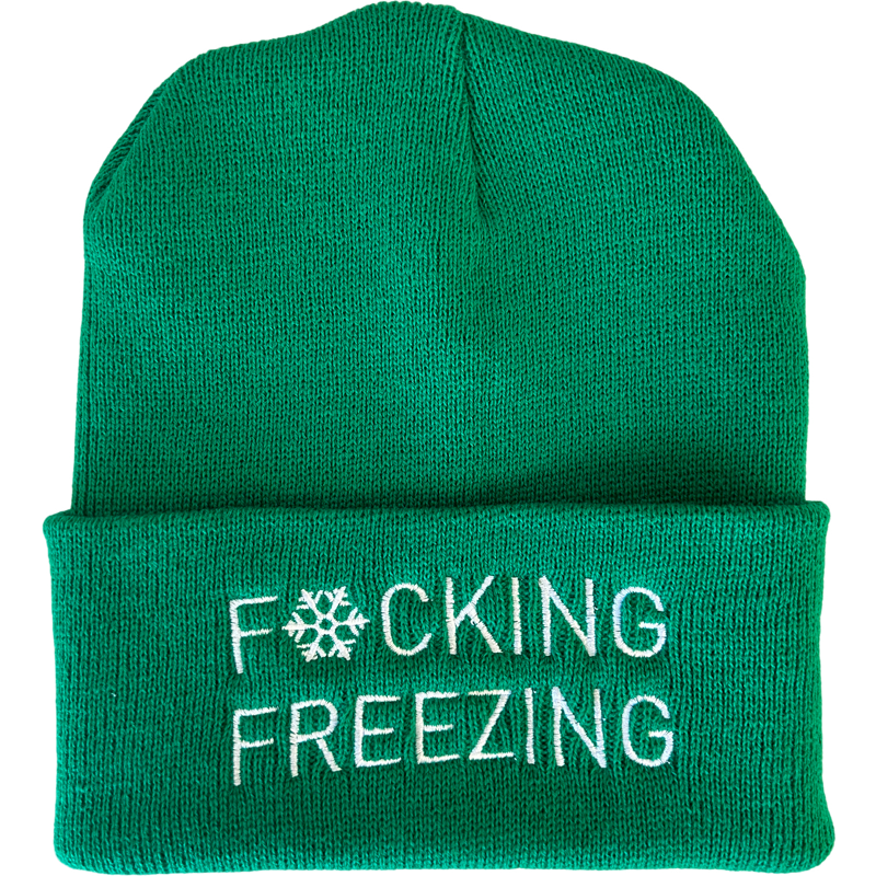 Freezing Beanie in Kelly Green