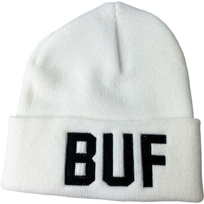 BUF Beanie in White/Black