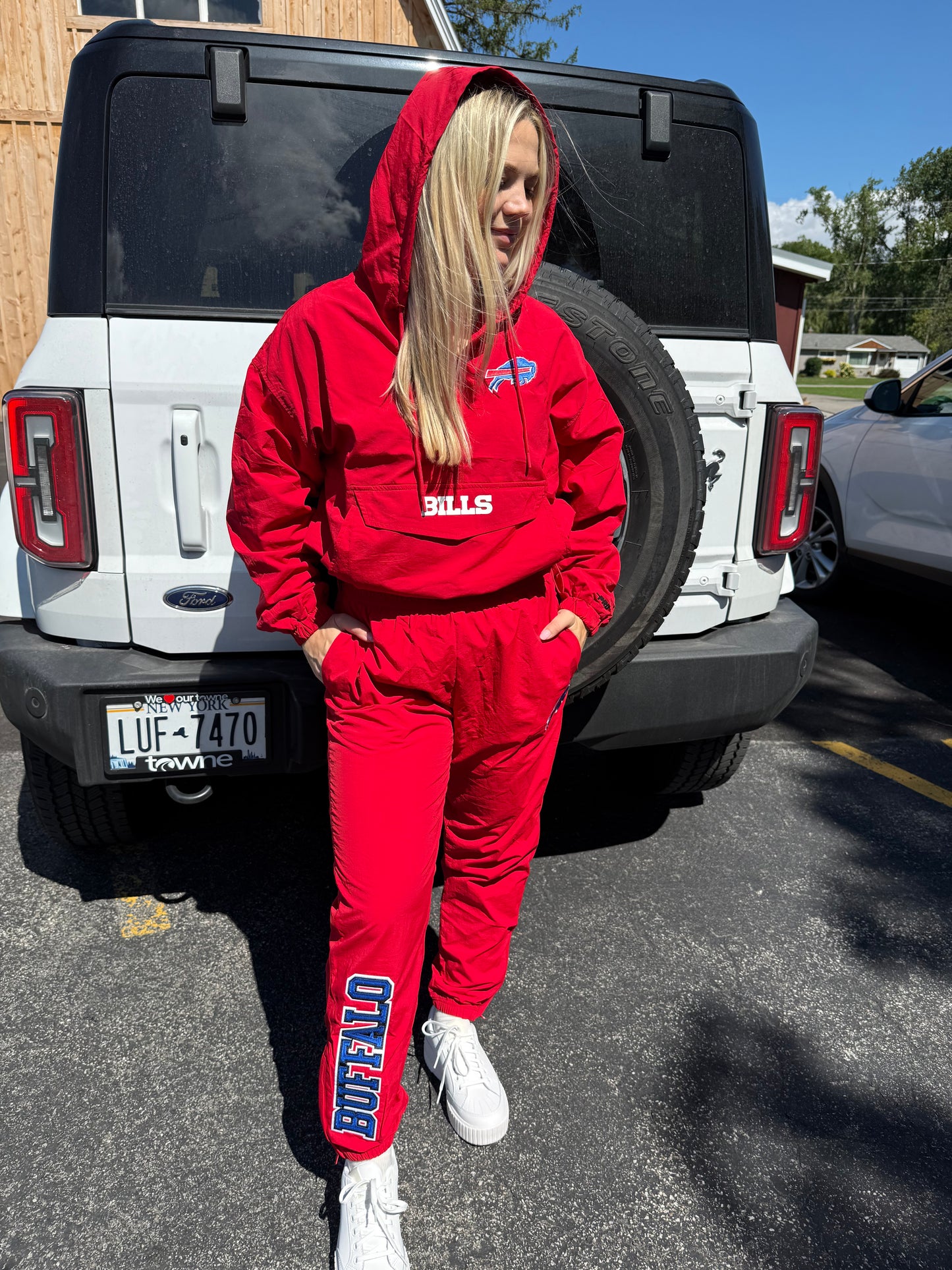 Bills Classic Windbreaker Pant - Red