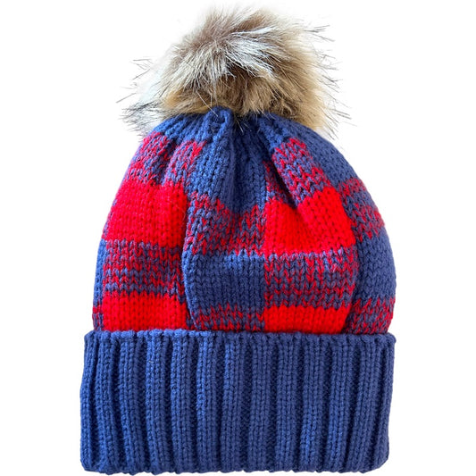 Buffalo Pom-Pom Hat