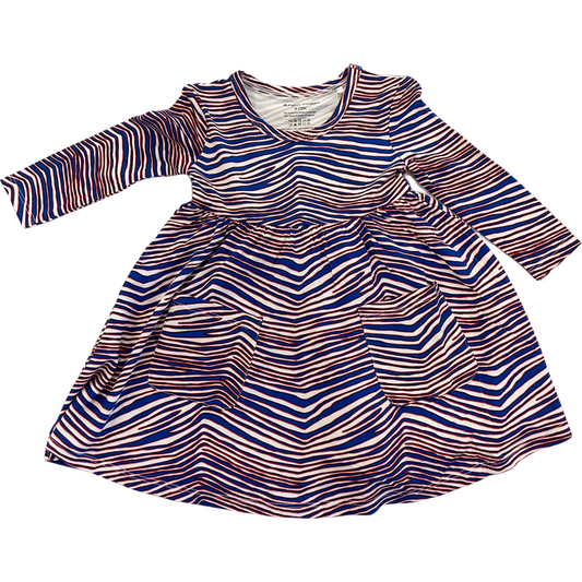 RWB Zebra Toddler Twirly Dress