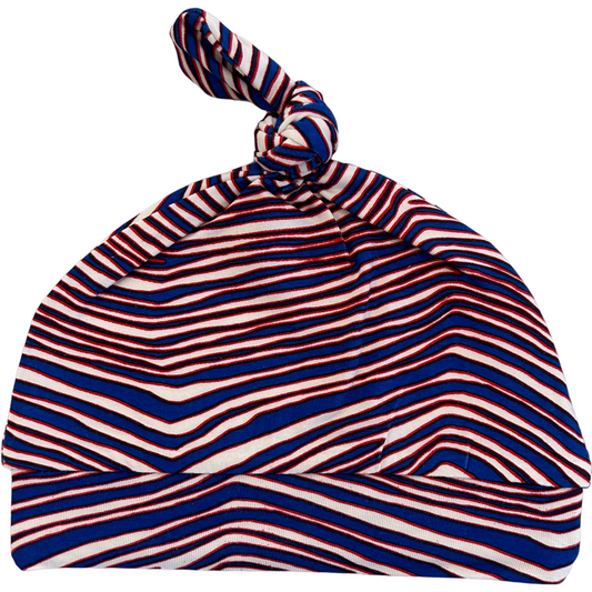 RWB Zebra Knotted Hat