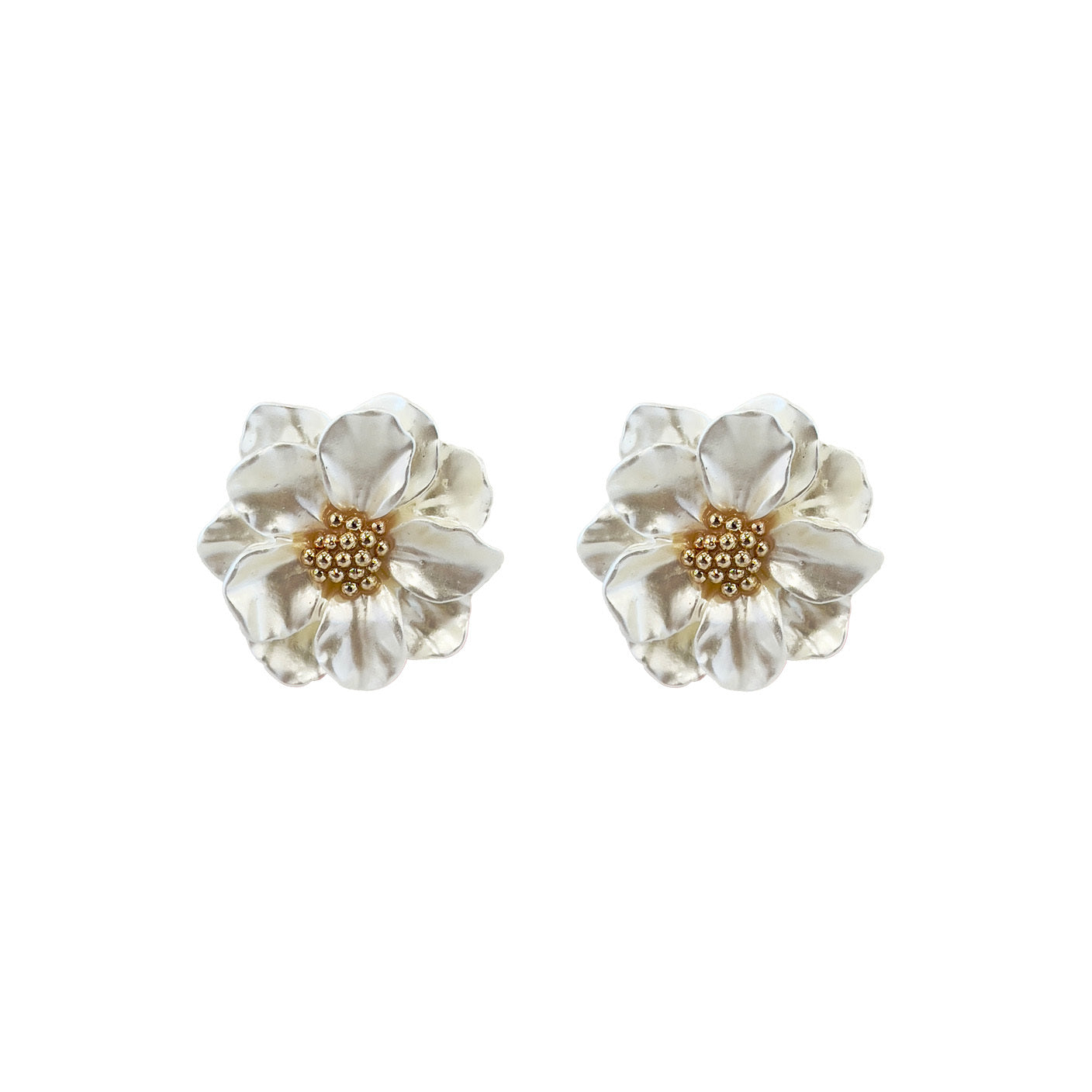 Layered Flower Stud