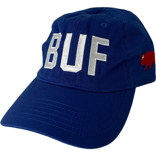 BUF Baseball Caps in Royal/Red/White