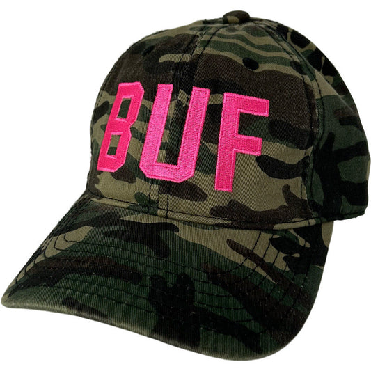 BUF Baseball Caps in Camo/Pink
