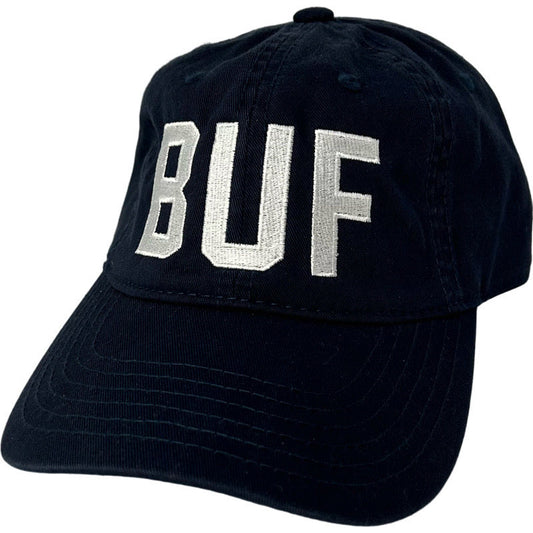 BUF Baseball Caps in Navy/ White