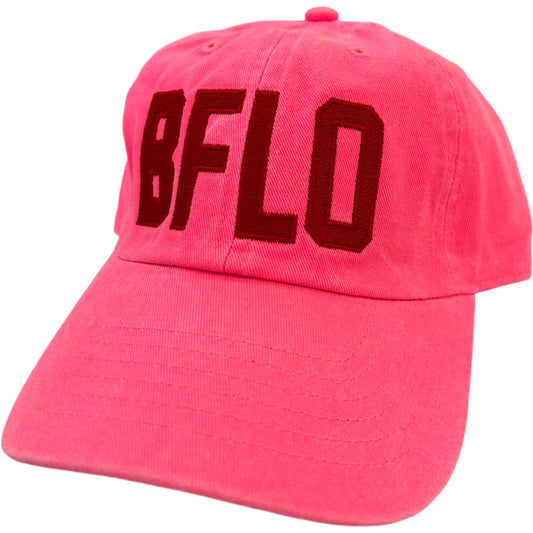 BFLO Baseball Caps- Hot Pink/Red