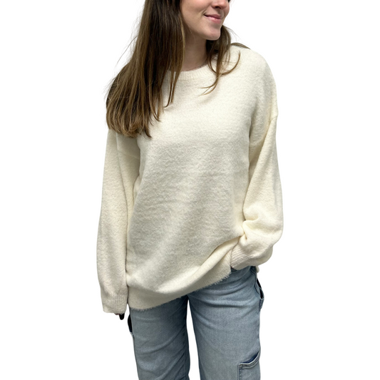 Oversized Sweater in Ivory