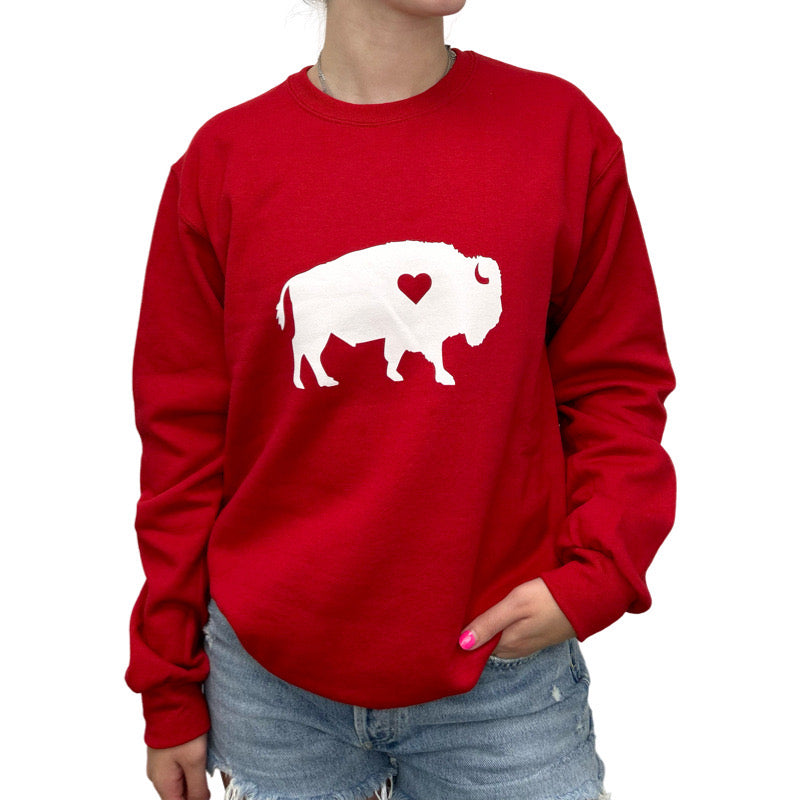 Standing Buffalo Crew Sweatshirt