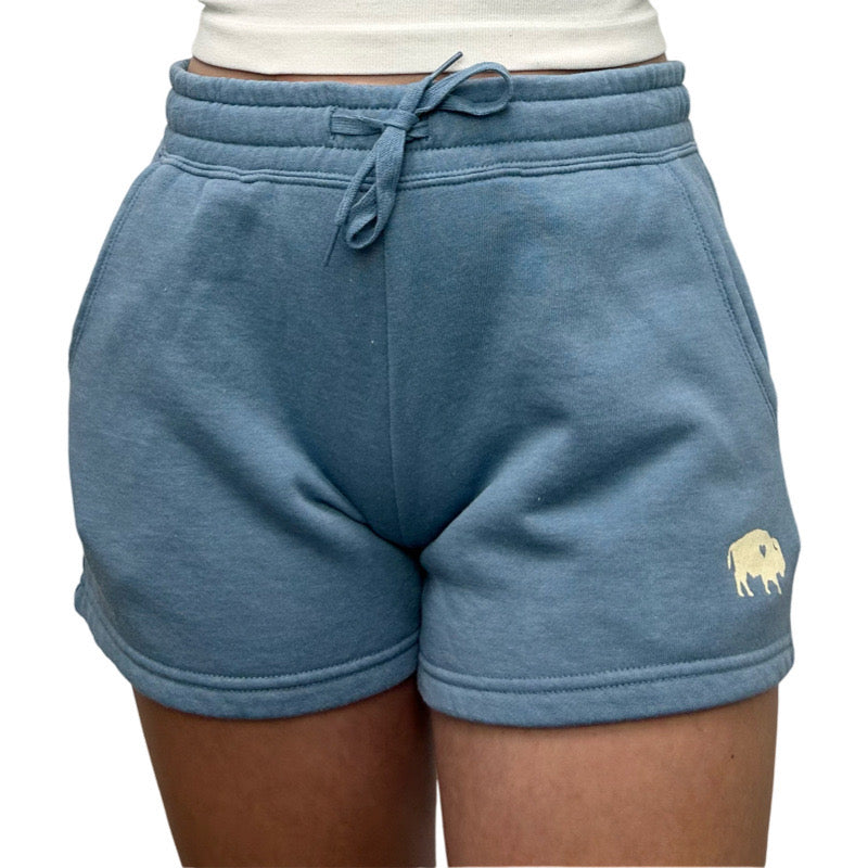 Standing Buffalo Shorts in Misty Blue