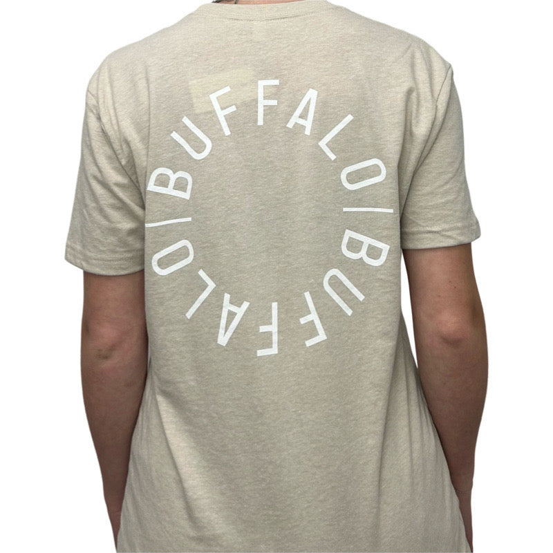 Full Circle Buffalo Tee in Black