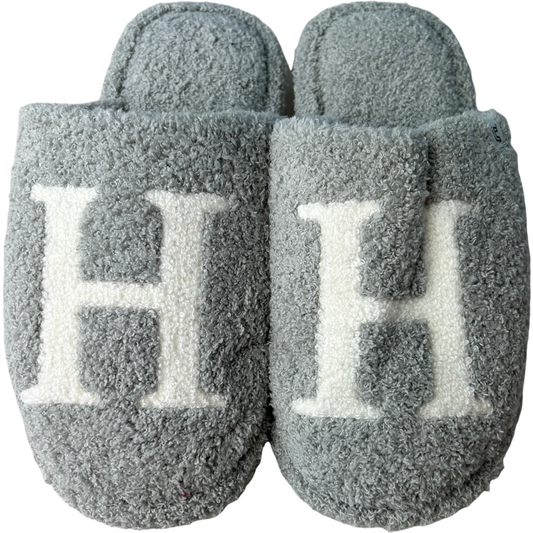 H Slipper in Grey