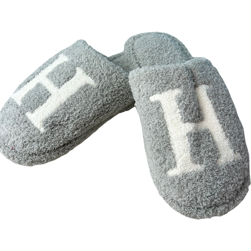 H Slipper in Grey