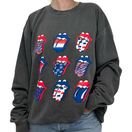 Lips Concert Crew Sweatshirt