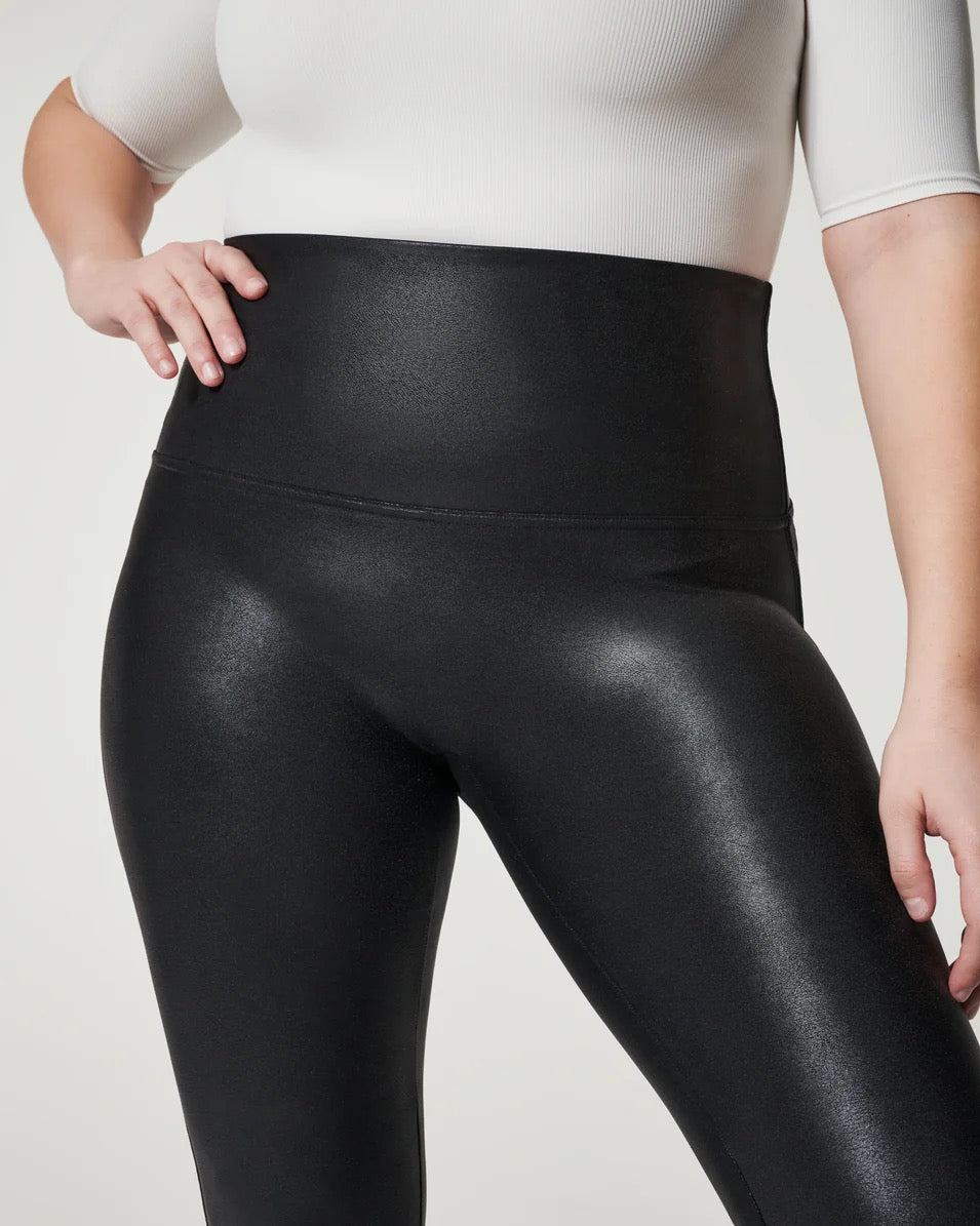 Spanx Faux Leather Legging in Black