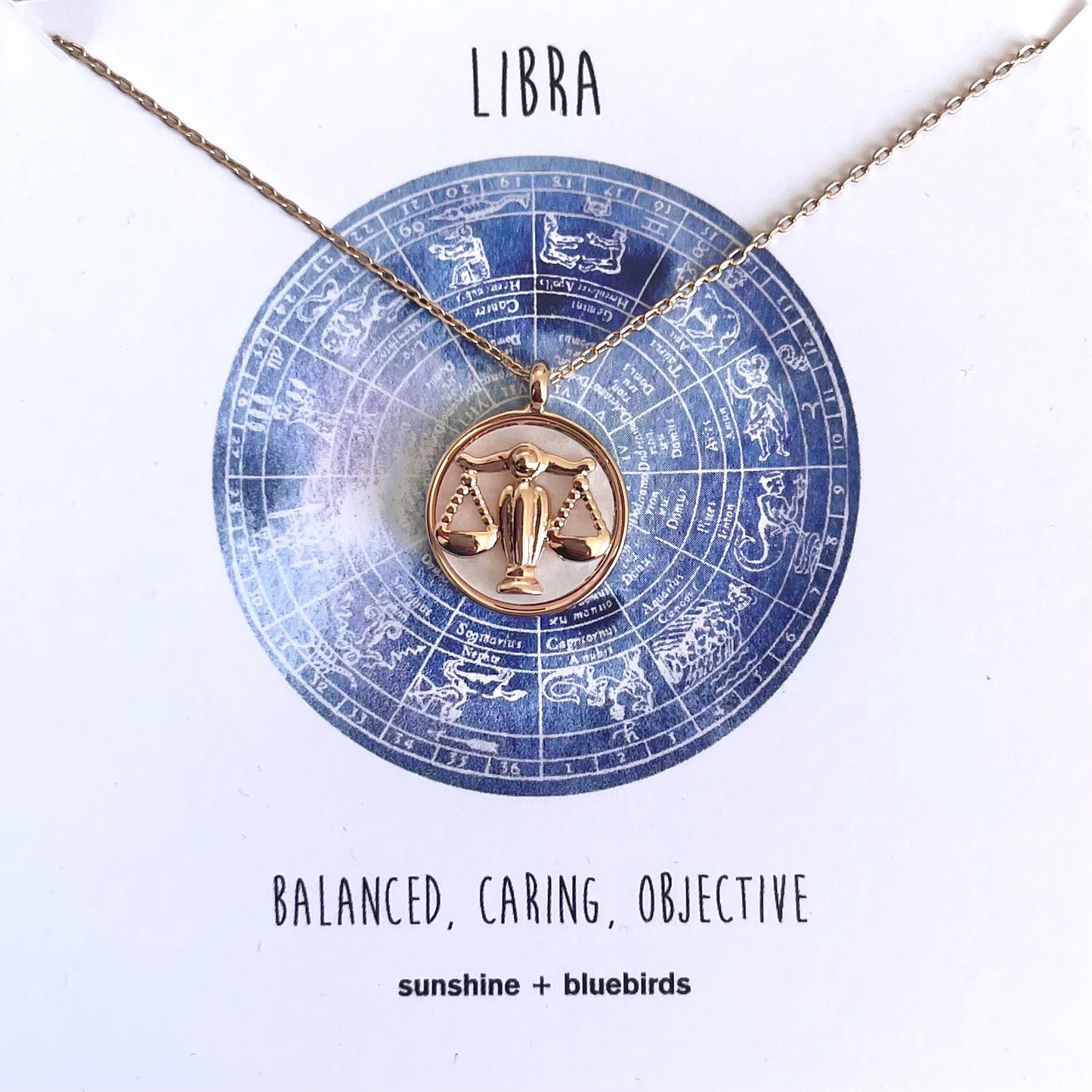 Zodiac Mother of Pearl Necklace