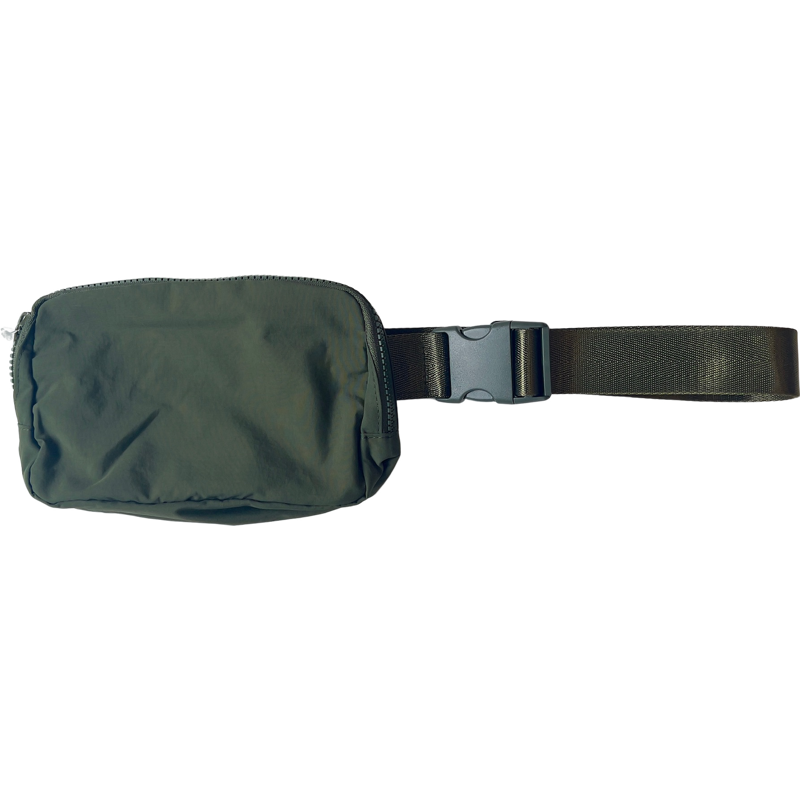Nylon Belt Bag in Olive